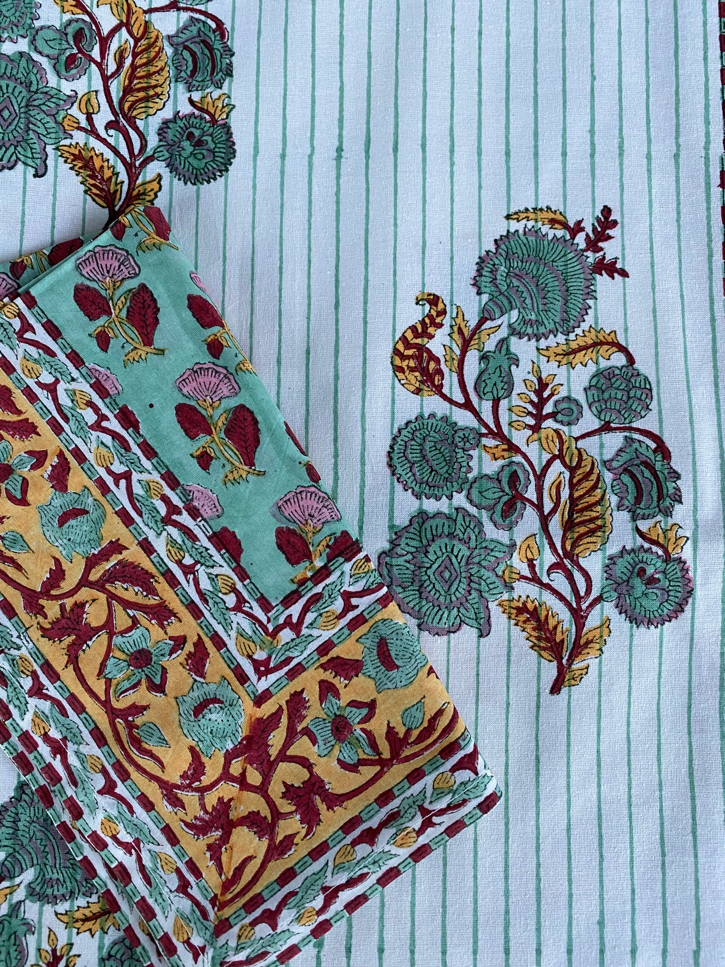 RAYAS Y MUGHAL VERDE AGUA
