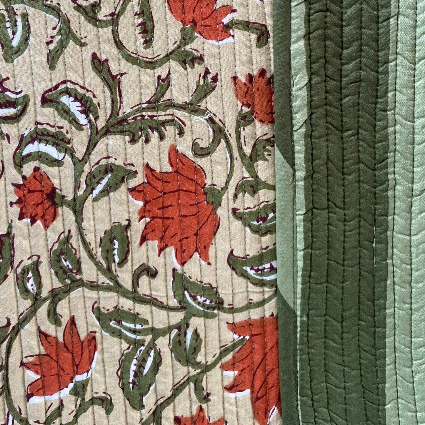 RAYAS VERDE CON FLOR CALDERA