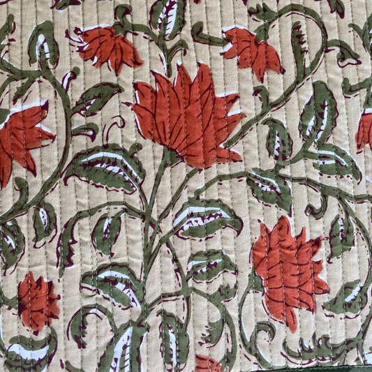 RAYAS VERDE CON FLOR CALDERA