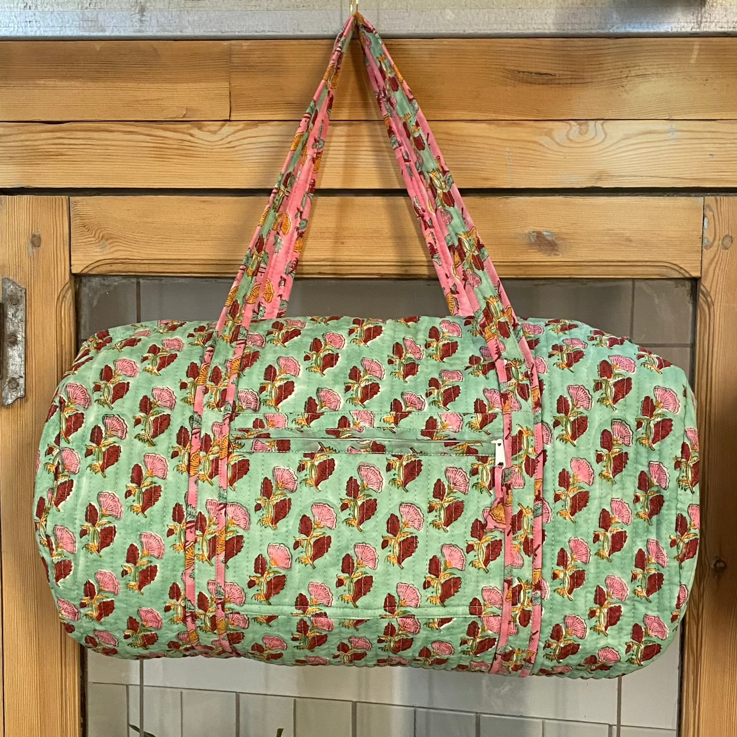 BOWLING BAG VERDE. AGUA